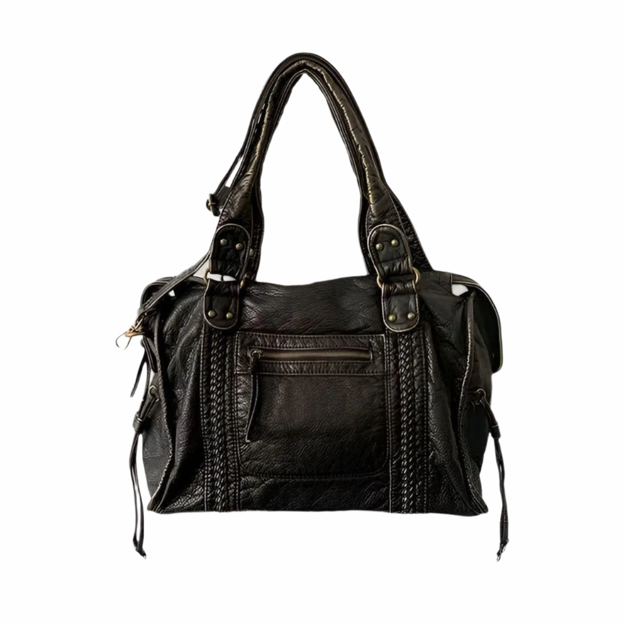 Chic Leather Satchel for Effortless Daily Style