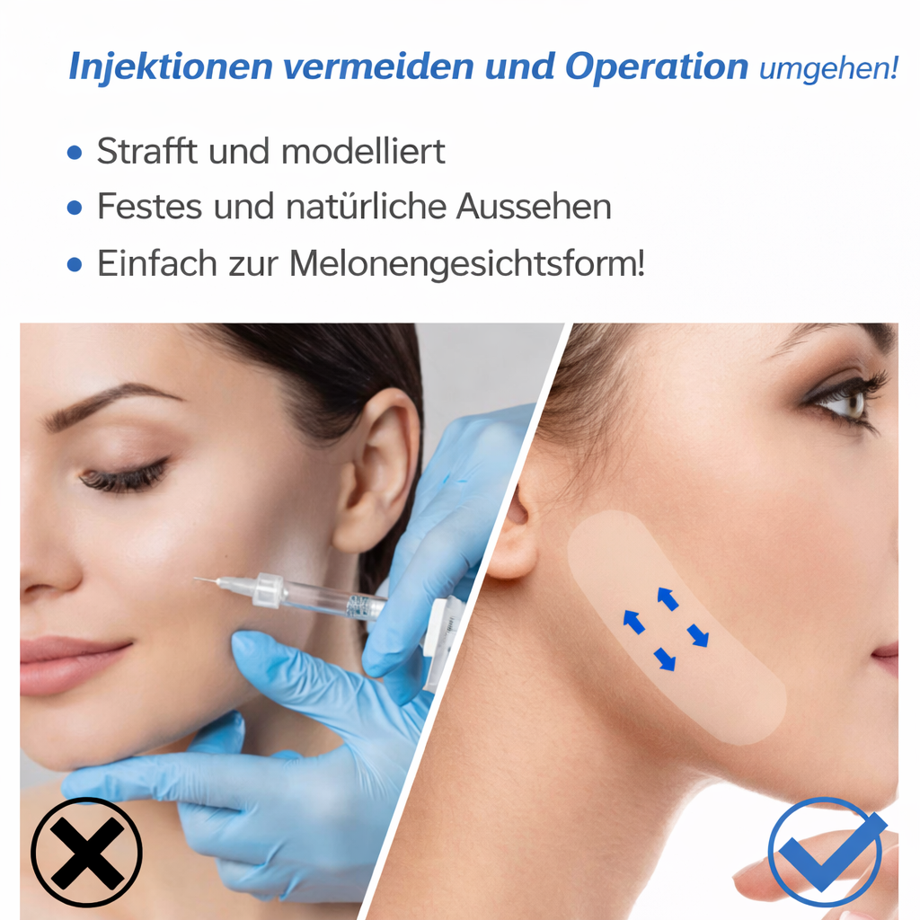 Invisible Instant Face Lift | Skin-Friendly Facial Tightening