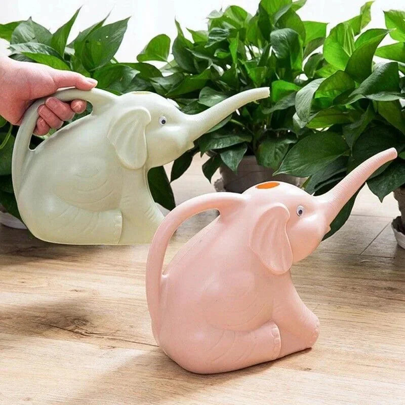 Elephant-Shaped Watering Can with Precision Spout – Lightweight Design