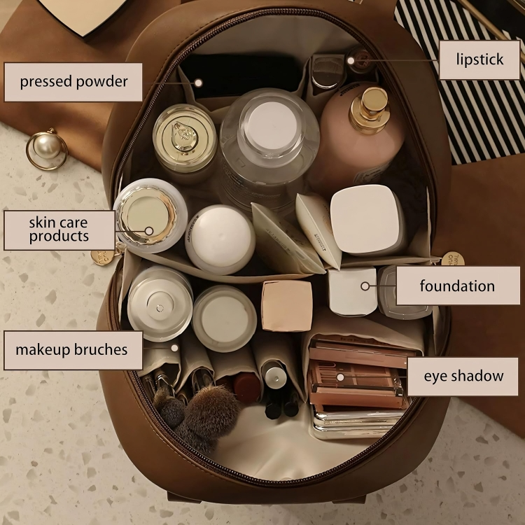 Travel Case for Full-Size Skincare Bottles - Convenient Storage