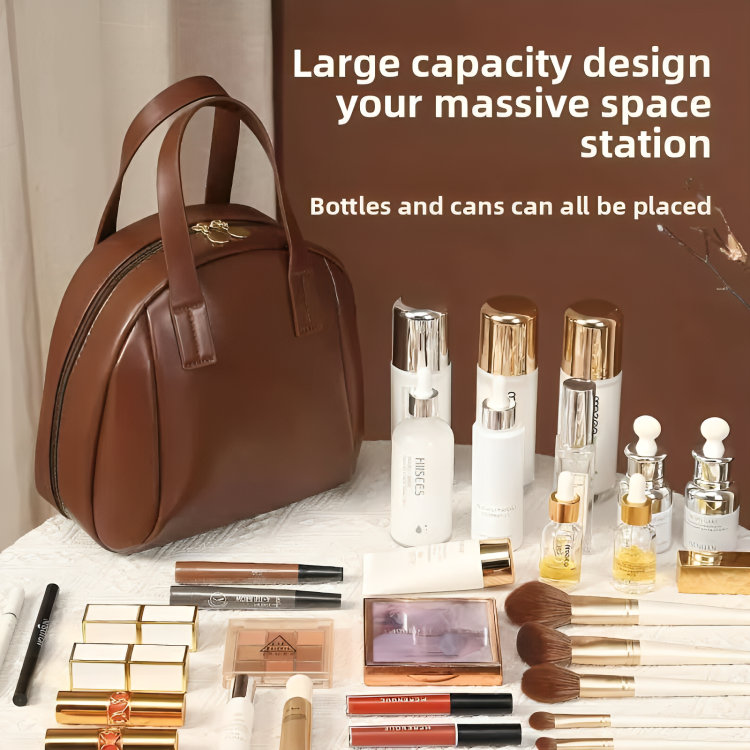 Travel Case for Full-Size Skincare Bottles - Convenient Storage