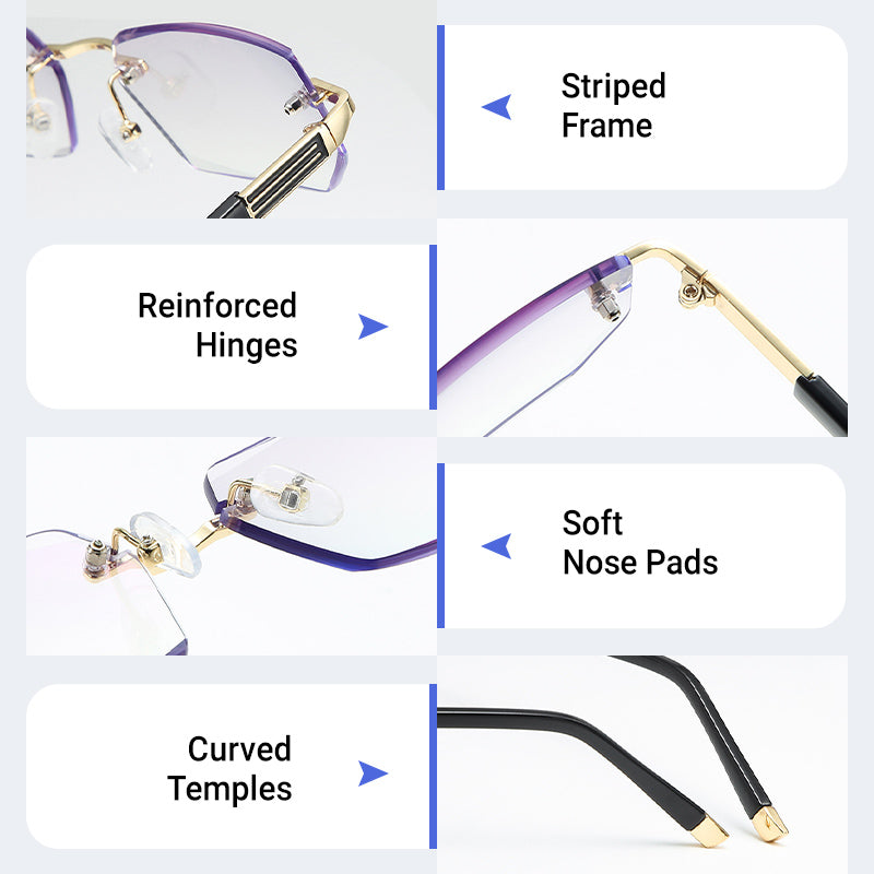 Multi-Focal Glasses | Lightweight TR Frame | Scratch-Resistant, Water-Repellent