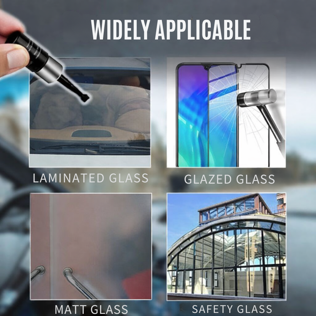 Windshield Repair Kit | Nearly Invisible Sealing for Glass Repair