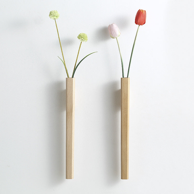Elegant Glass Wall Vases - Set of 2 for Stunning Decor