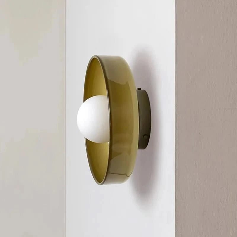 Lumosphere - Sleek Flush Mount Ceiling Light with Glass Shade