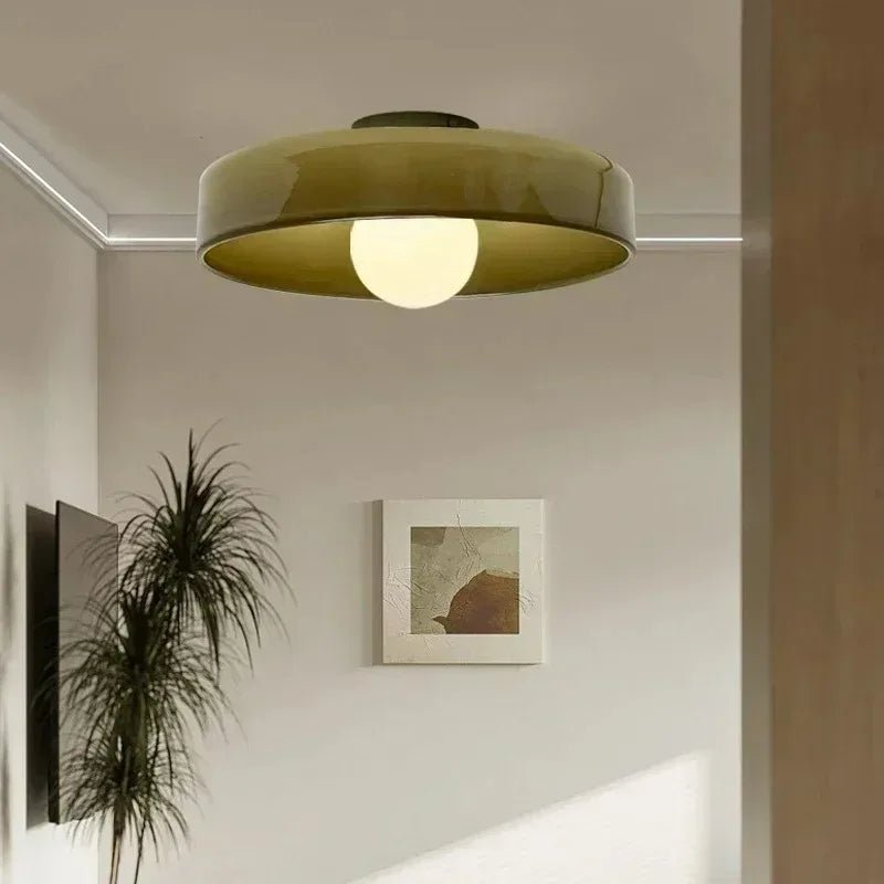 Auris Modern Glass Ceiling Light for Chic Home Ambiance