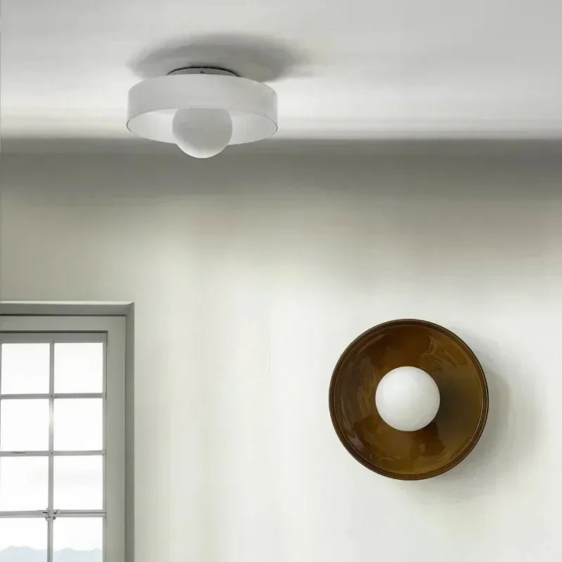 Auris Modern Glass Ceiling Light for Chic Home Ambiance