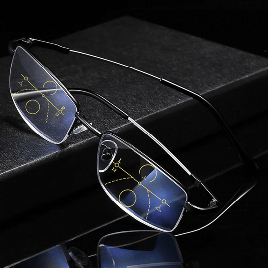 Progressive Glasses | Multifocal Lenses for Near and Distant Vision | Anti-Glare and UV Protection