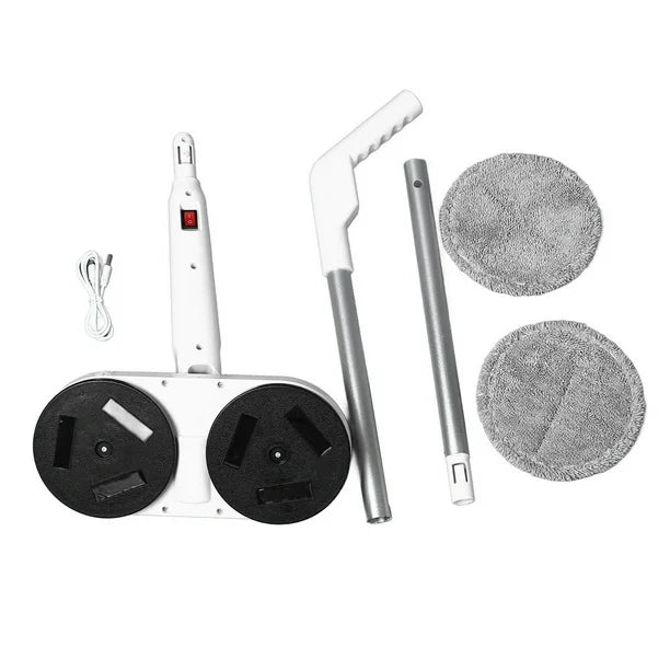 Effortless Cordless Mop with Built-In Sprayer and Reusable Pads