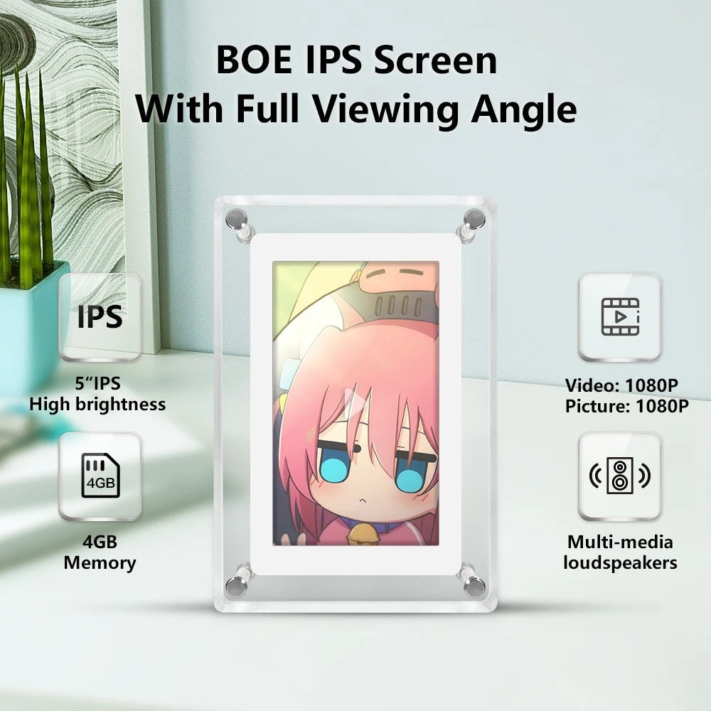 VividMemories HD Digital Display - Multimedia Picture Frame