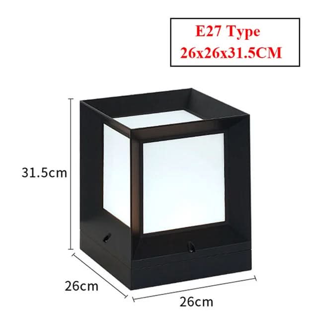 Contemporary Outdoor LED Lamp for Driveways and Gates