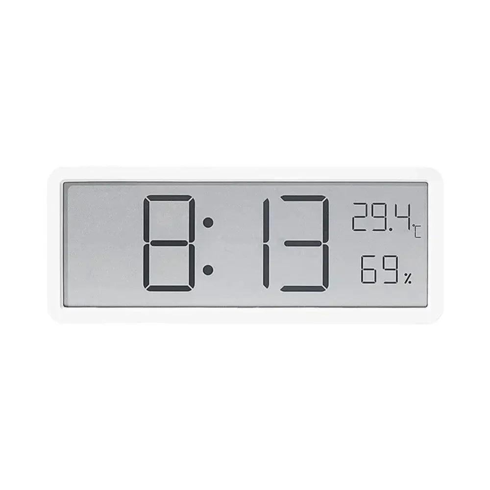 LumiPulse Smart LED Wall Clock with Climate Indicators
