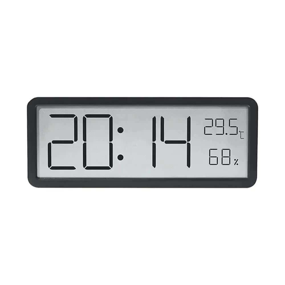 LumiPulse Smart LED Wall Clock with Climate Indicators