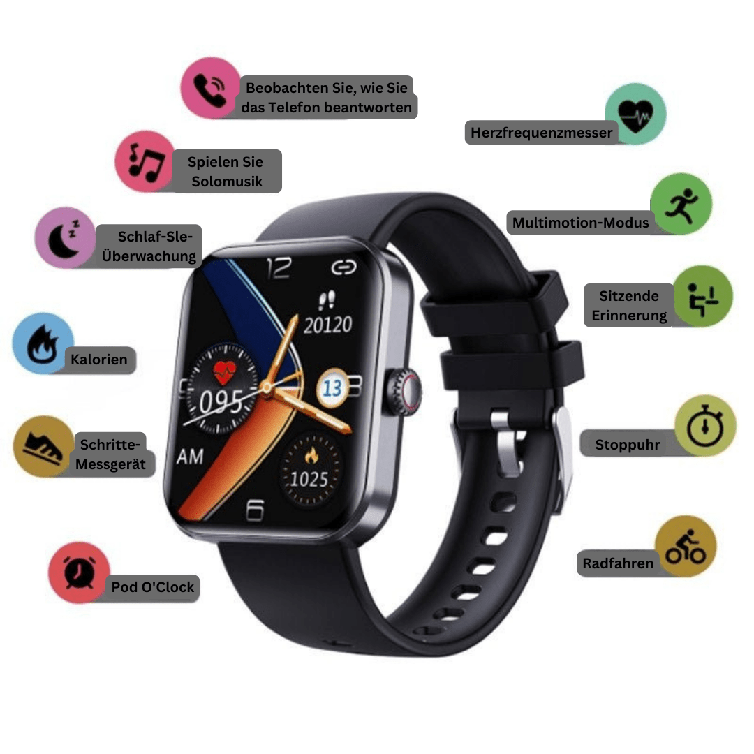 HealthSync Pro - Advanced Wellness Tracking Smart Watch