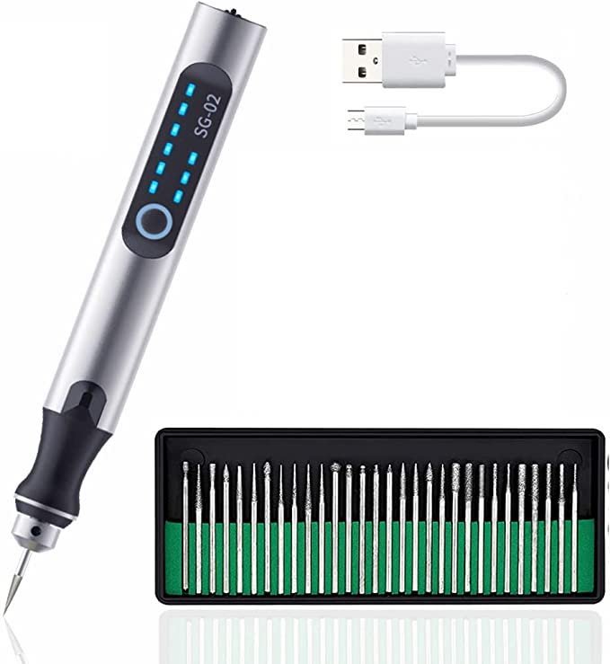Engraving Pen for Precise DIY Designs with Adjustable Speed
