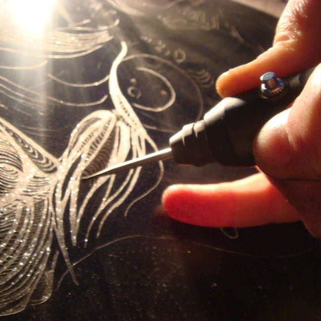 Engraving Pen for Precise DIY Designs with Adjustable Speed