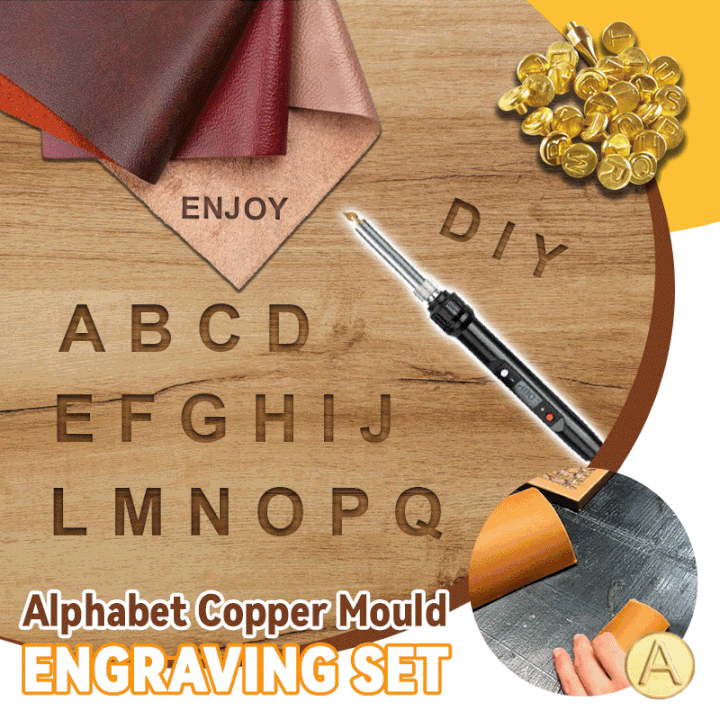 Alphabet Burning Tips for Engraving - Precise Personalization