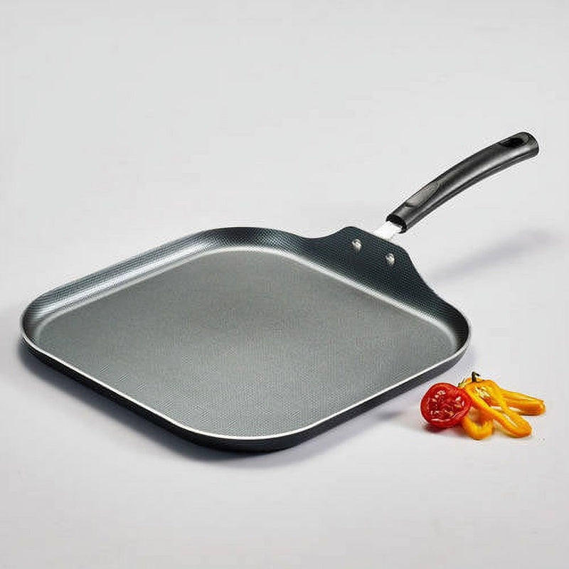 Versatile 11-Inch Square Griddle with Nonstick Surface