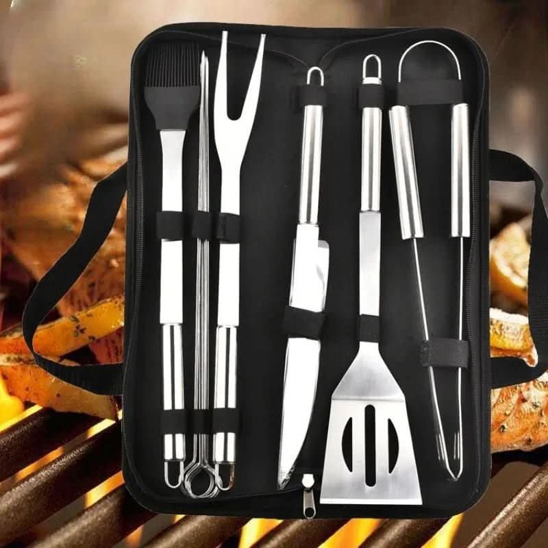 Stainless Steel BBQ Tool Kit for Outdoor Grilling