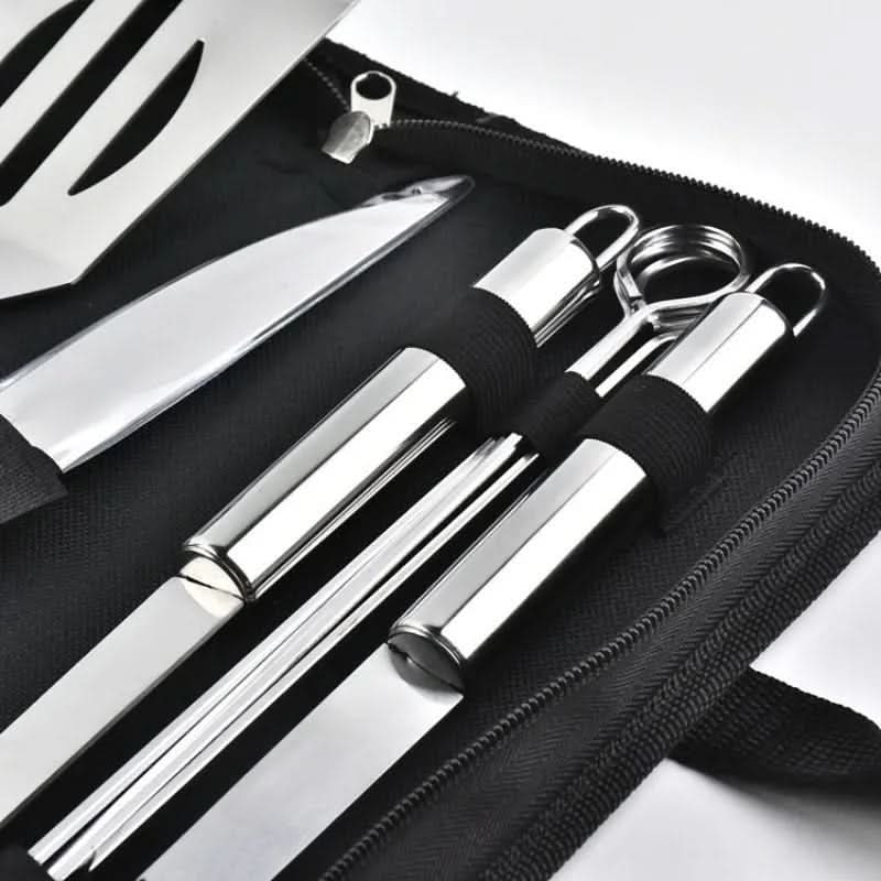 Stainless Steel BBQ Tool Kit for Outdoor Grilling