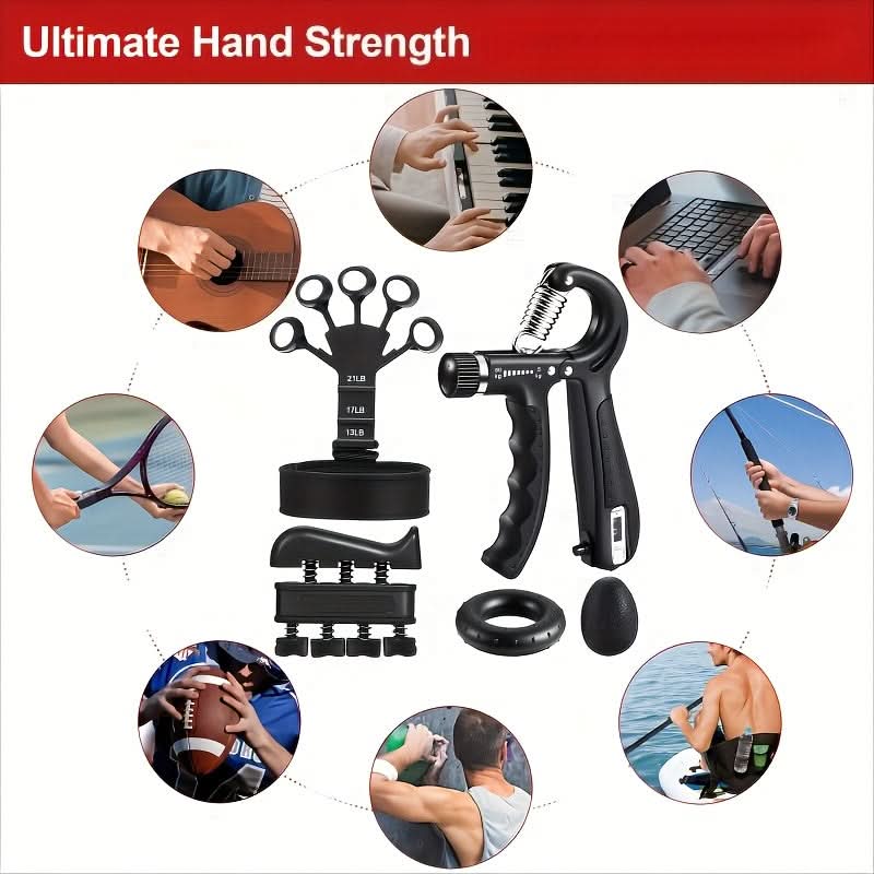 5-Piece Forearm and Hand Strengthening Training Set