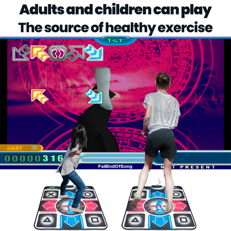 RhythmZone Dance Pad – Engage in Interactive Fitness Fun