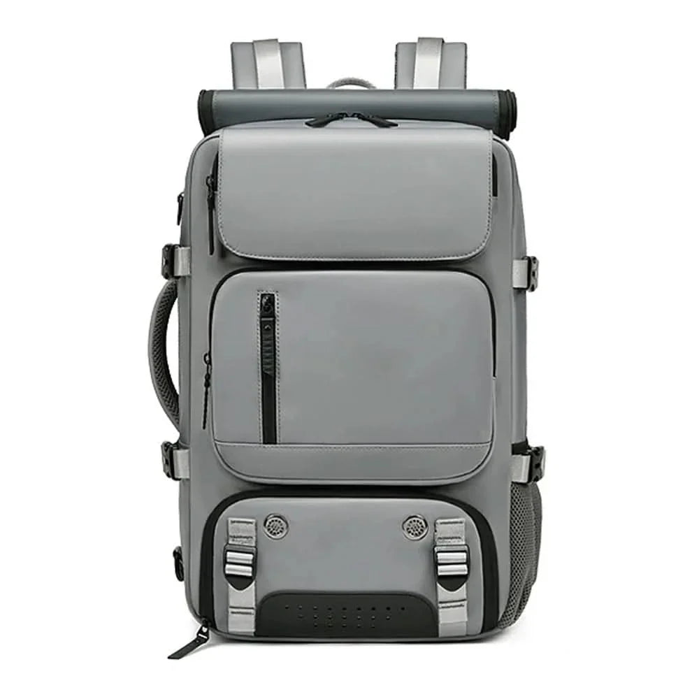 Spacious Waterproof Travel Backpack with USB Charging Feature
