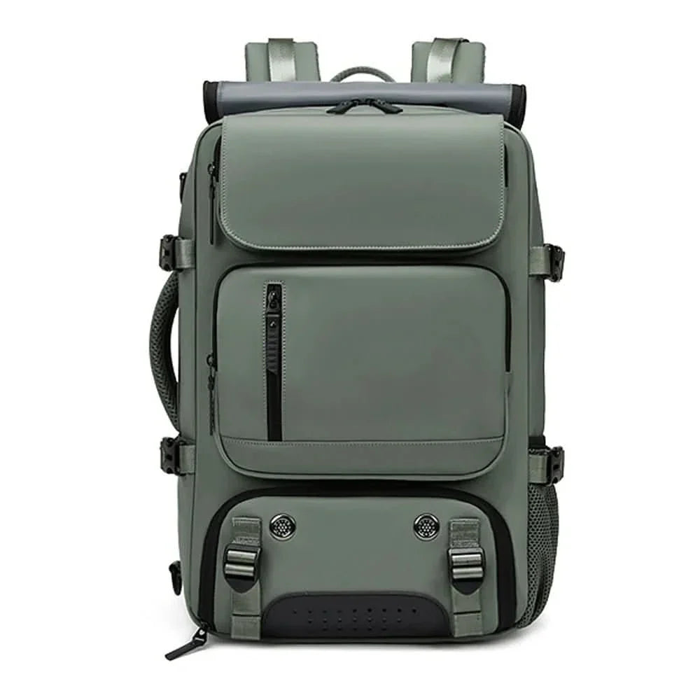 Spacious Waterproof Travel Backpack with USB Charging Feature
