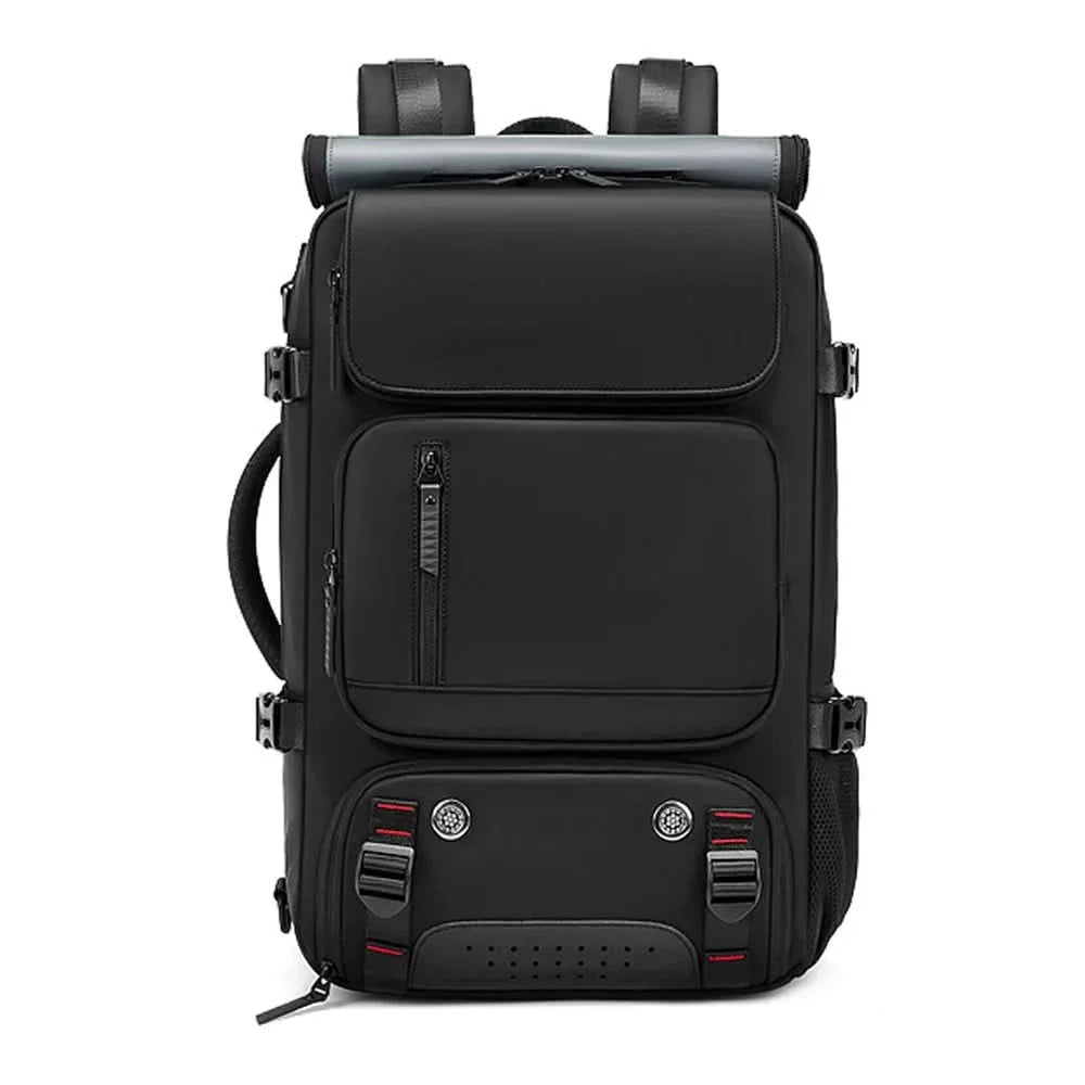 Spacious Waterproof Travel Backpack with USB Charging Feature