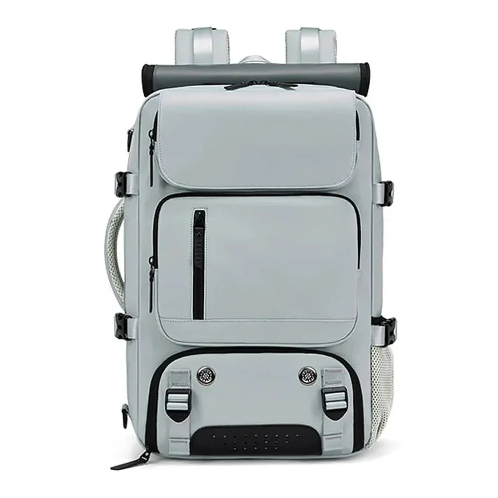 Spacious Waterproof Travel Backpack with USB Charging Feature