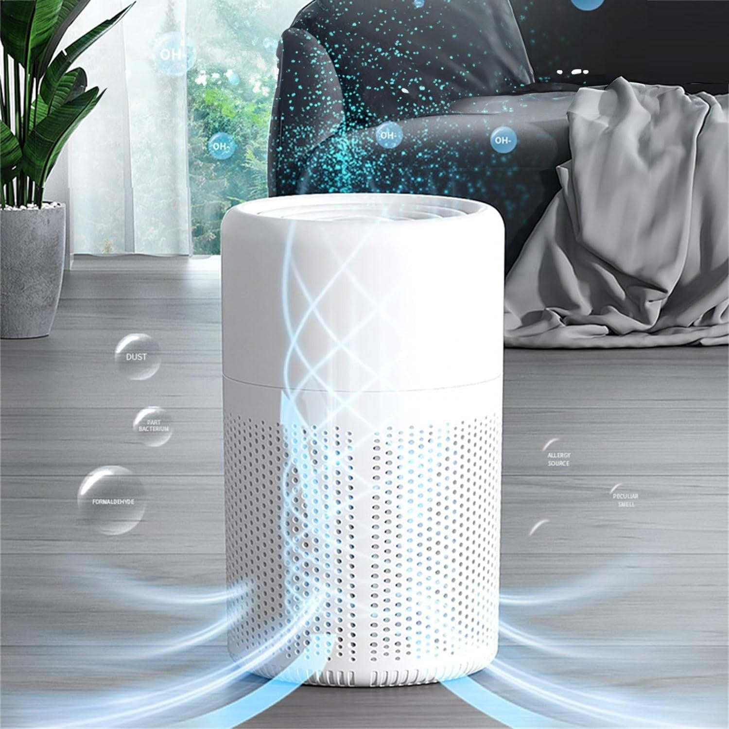 BreatheEasy Air Cleaner with Smart Touch Control