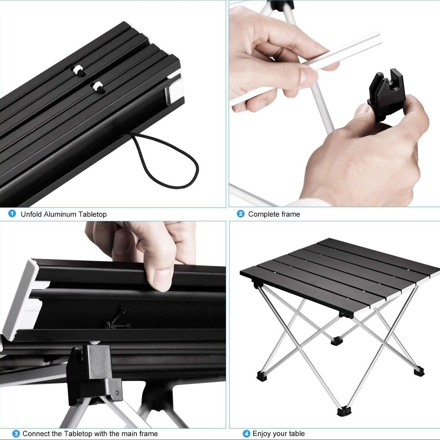Portable Outdoor Desk for Camping, Garden, and Party Activities