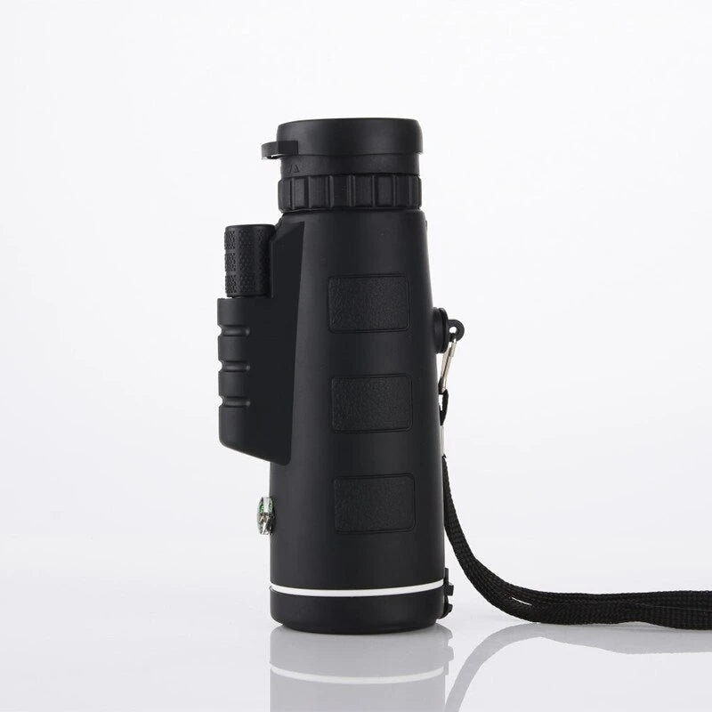 Compact High-Definition Monocular with Smartphone Mount & Tripod