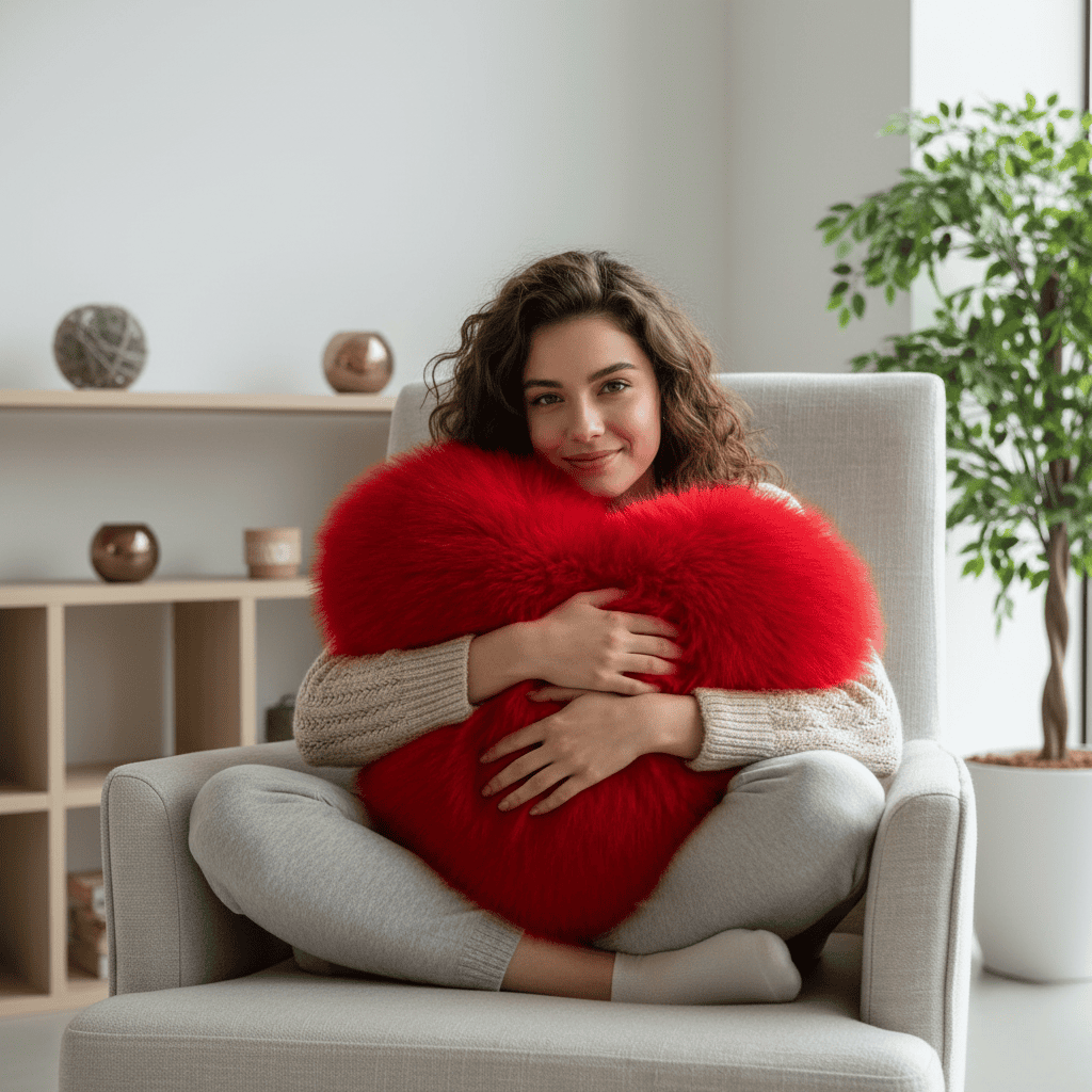 Cozyheart – Plush Heart-Shaped Pillow for Comfort & Charm