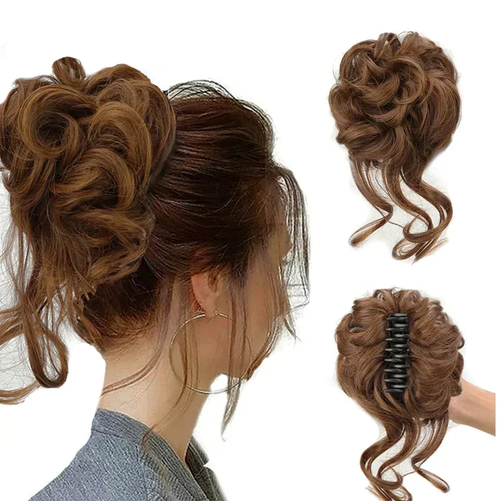 Hair Clip with Volume Mechanism for Women's Updo - Synthetic