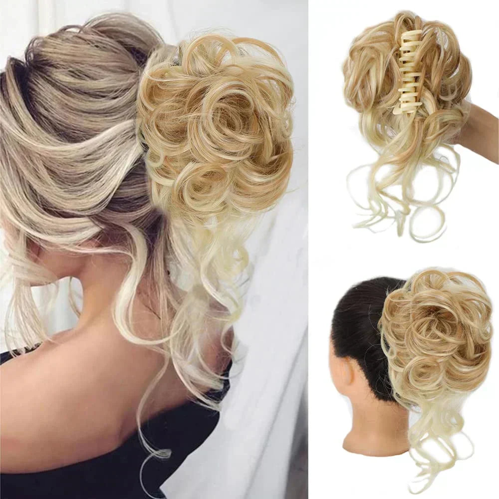 Hair Clip with Volume Mechanism for Women's Updo - Synthetic