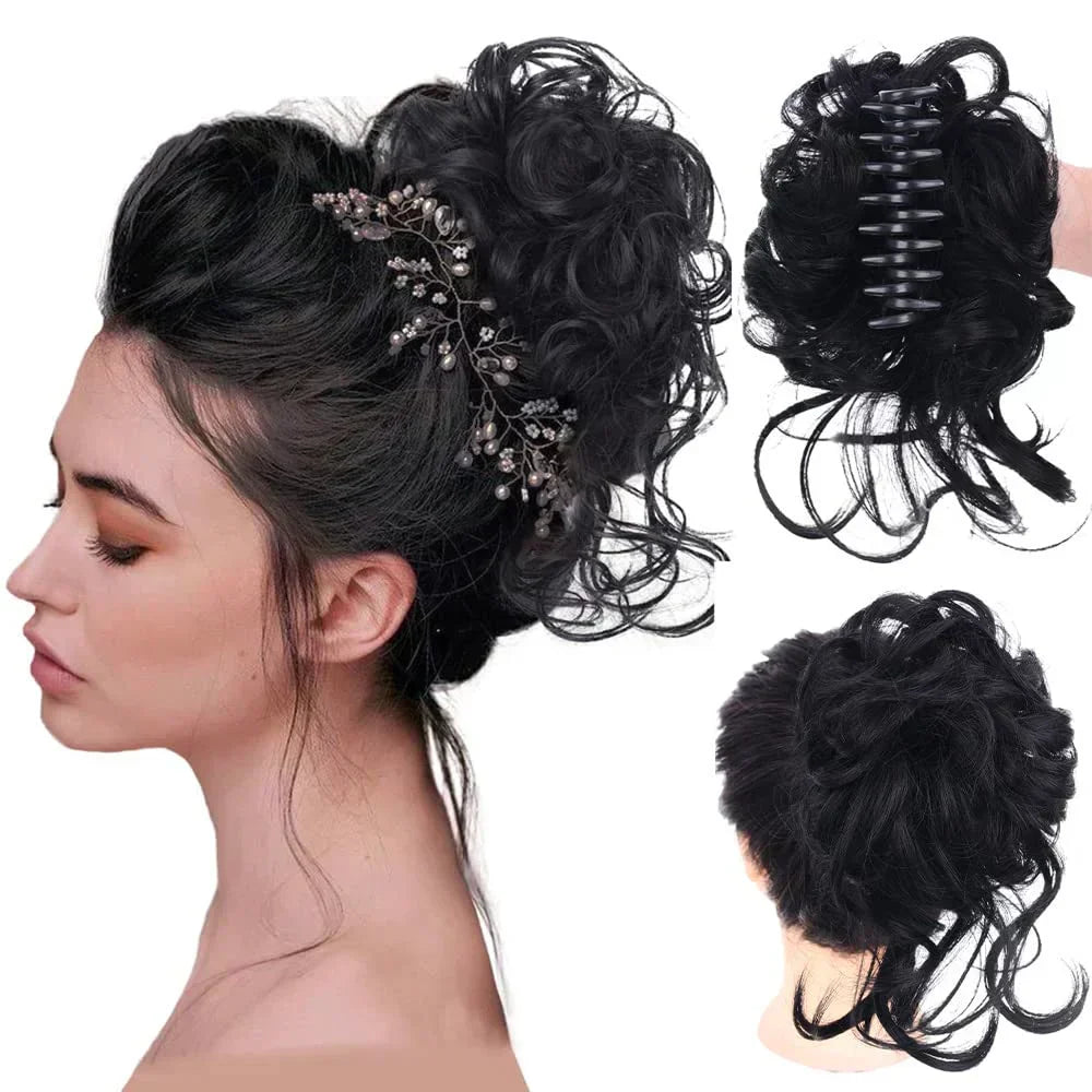 Hair Clip with Volume Mechanism for Women's Updo - Synthetic