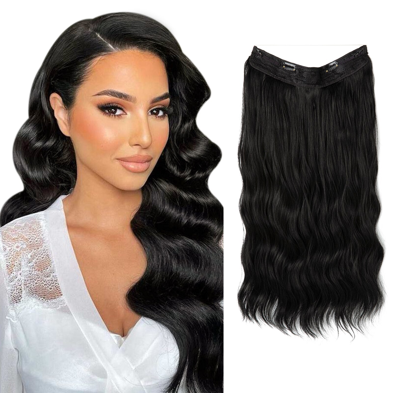 Hair Wig | Instant Volume Boost | Invisible Halo Extensions