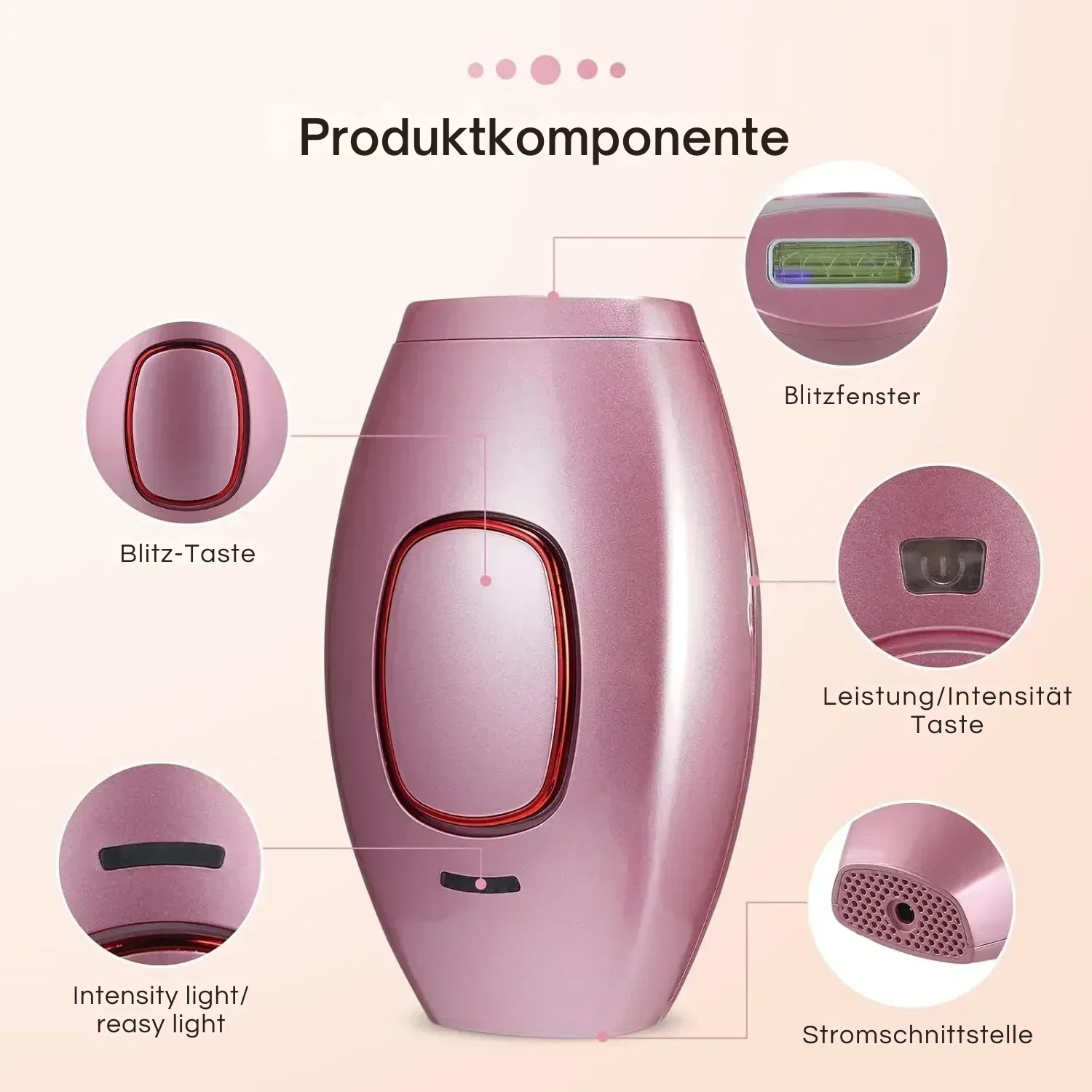 Hair Removal Device | IPL System for Home Use | Gentle Hair Reduction