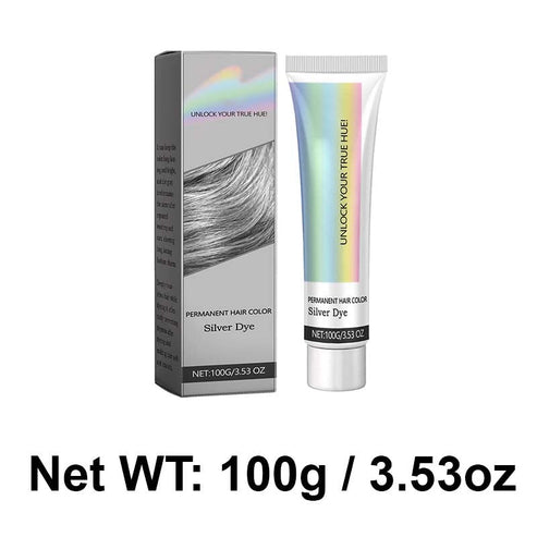Cool Silver Gray Hair Color & Ash Gray Shade