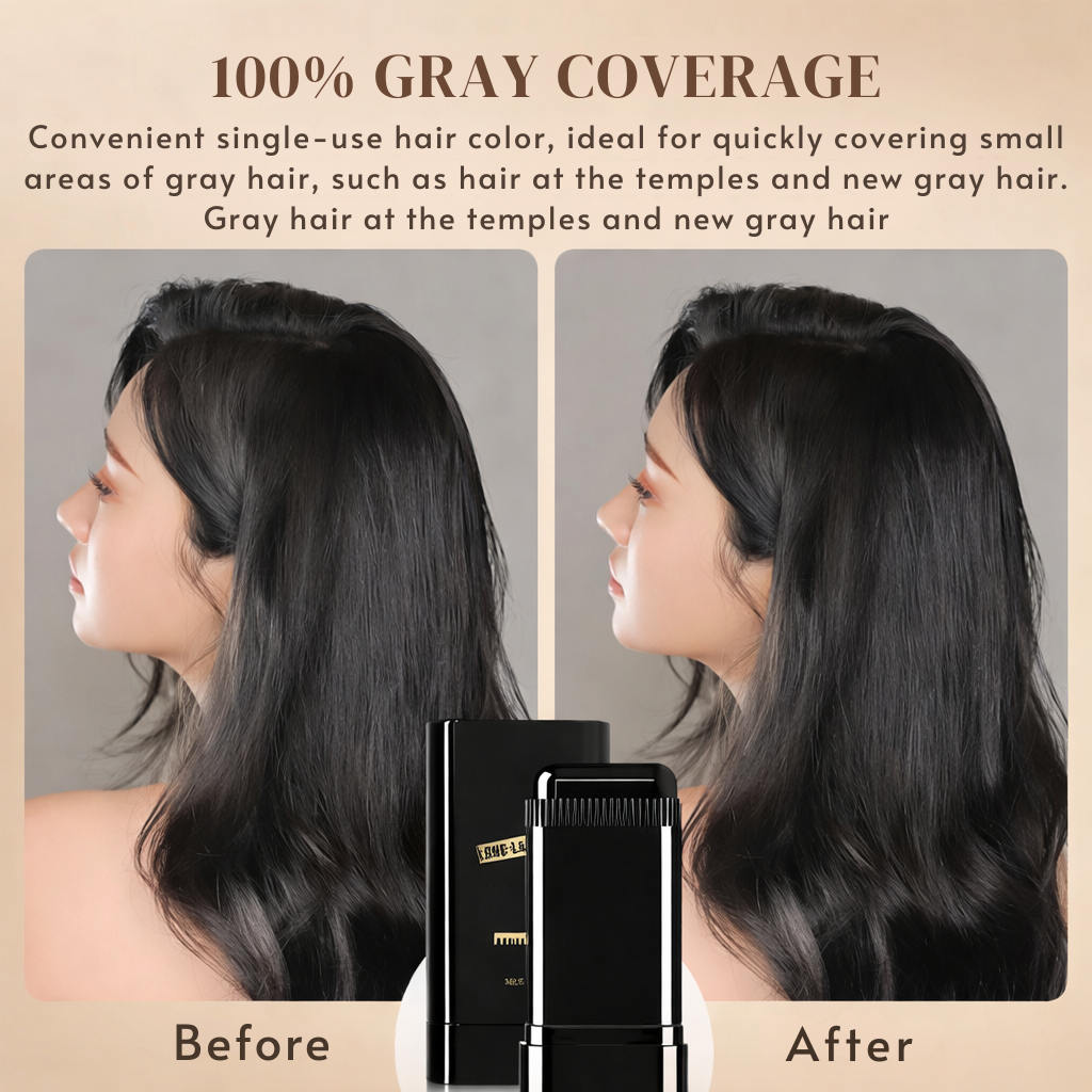 Instant Gray Hair Coverage Touch-Up Stick for Hair Roots