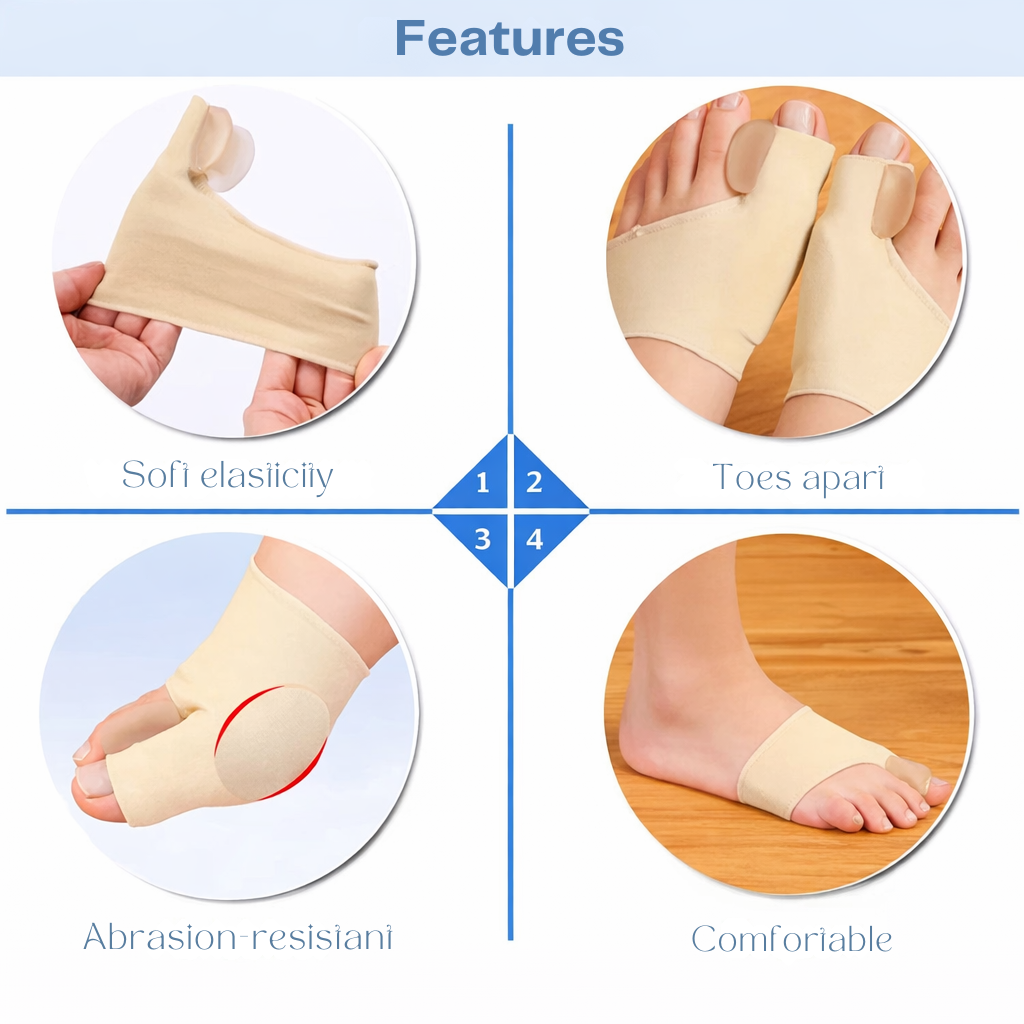 Toe Corrector for Hallux Valgus | Pressure Relief While Walking