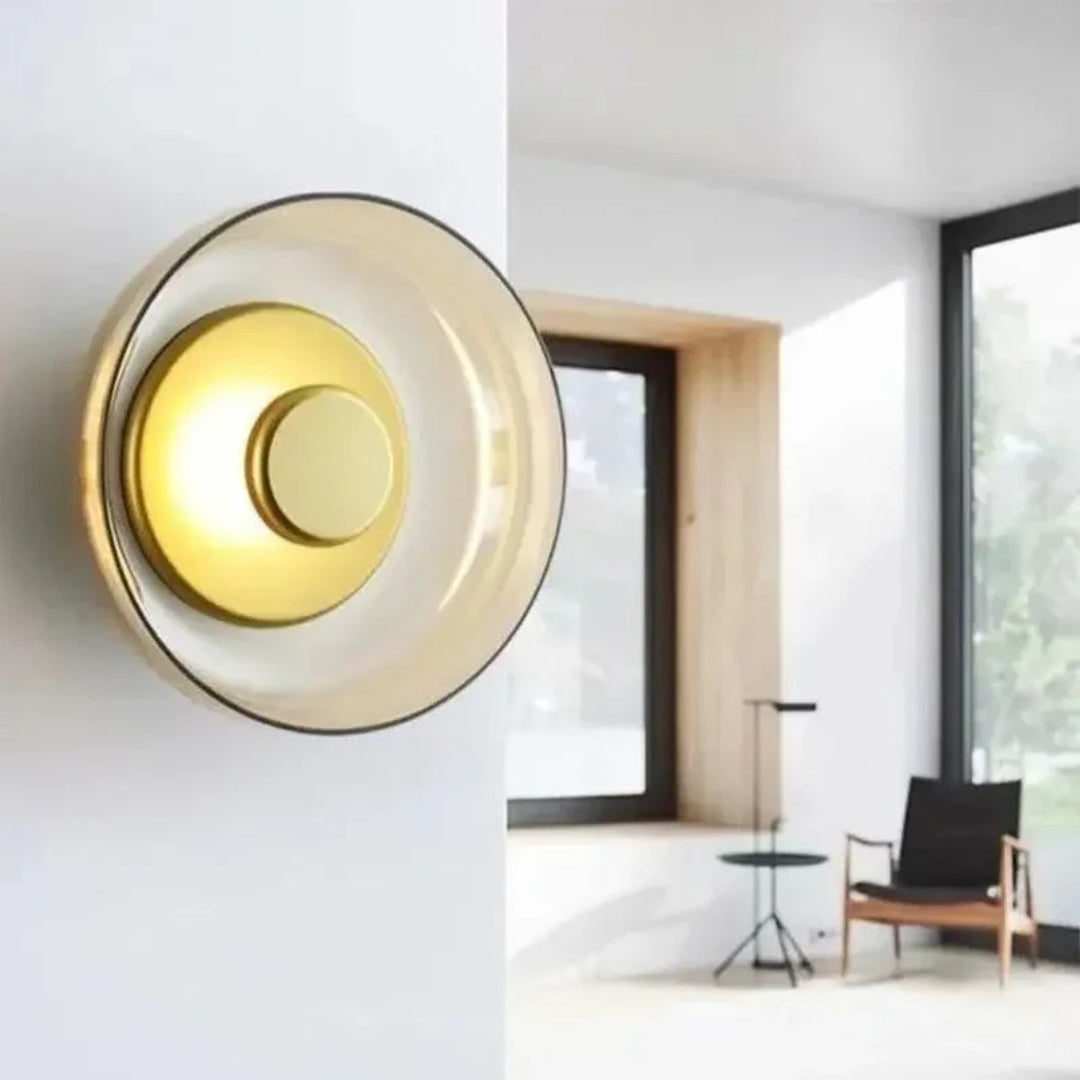 Luminous Orb Wall Fixture - Chic Modern Design with Soft Radiance