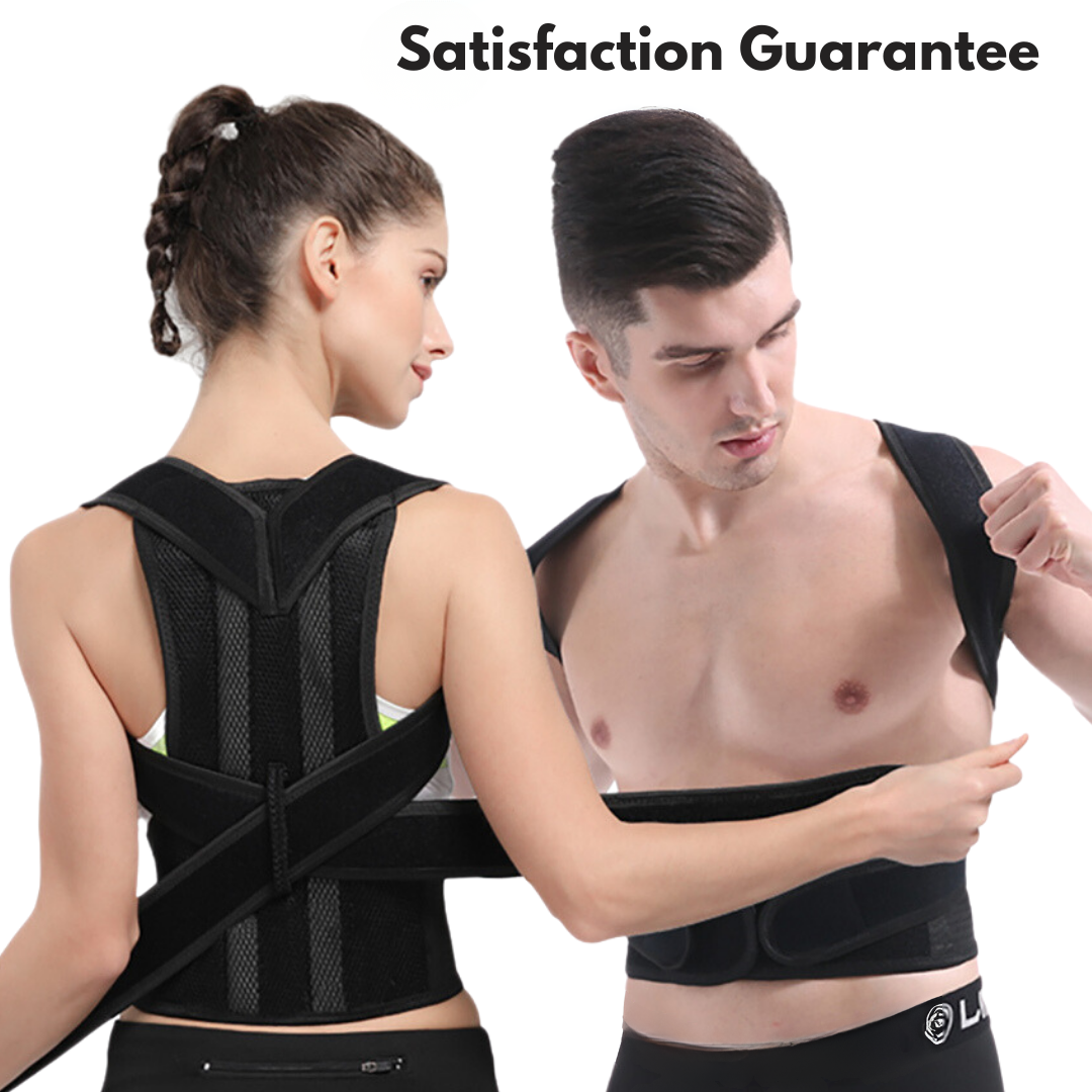 Adjustable Posture Trainer for Back | Breathable Shoulder Corrector | Spine Alignment