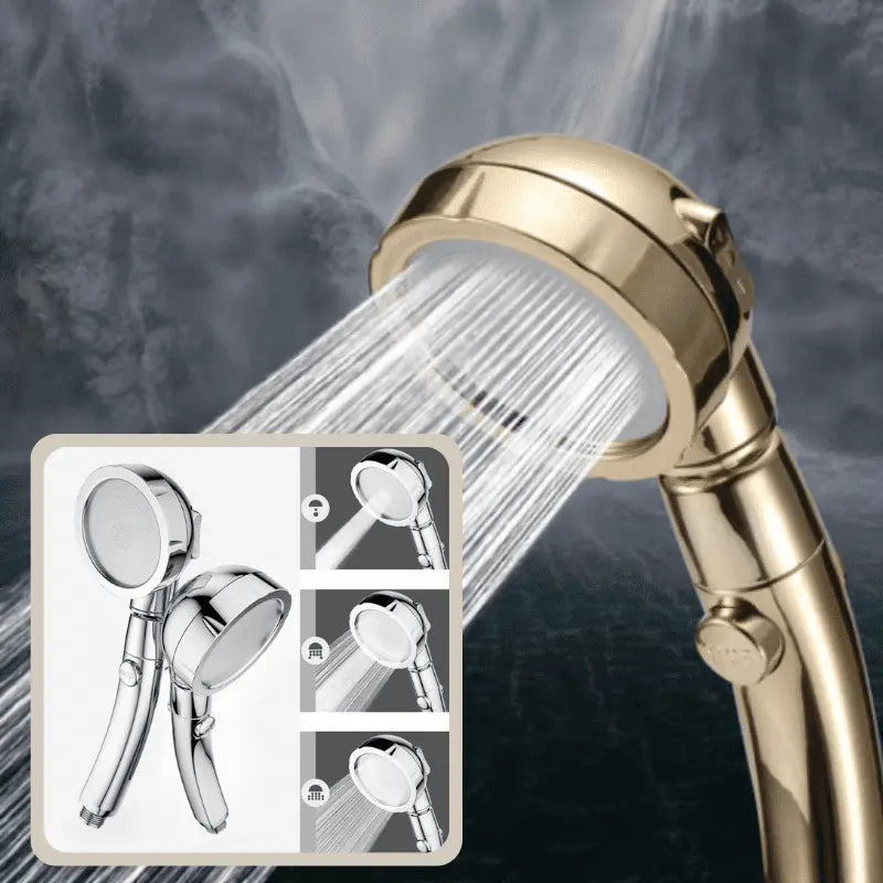 3-in-1 Handheld Shower – Strong Spray & Intelligent Water Conservation