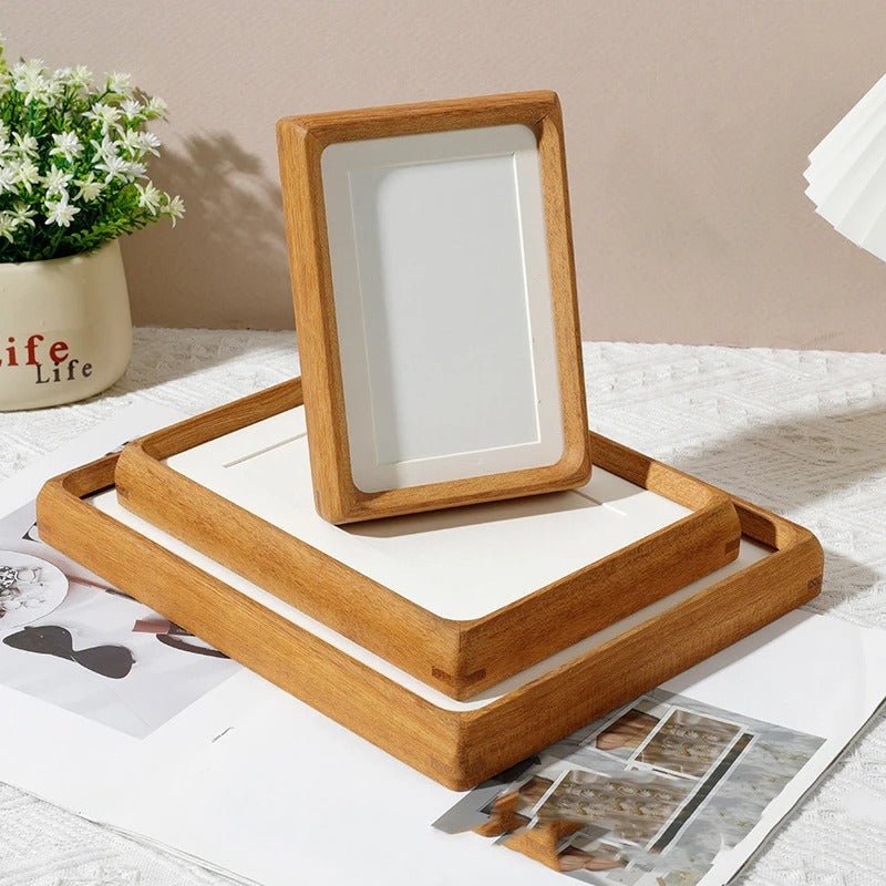 Elegant Wooden Photo Frame with Timeless Joinery