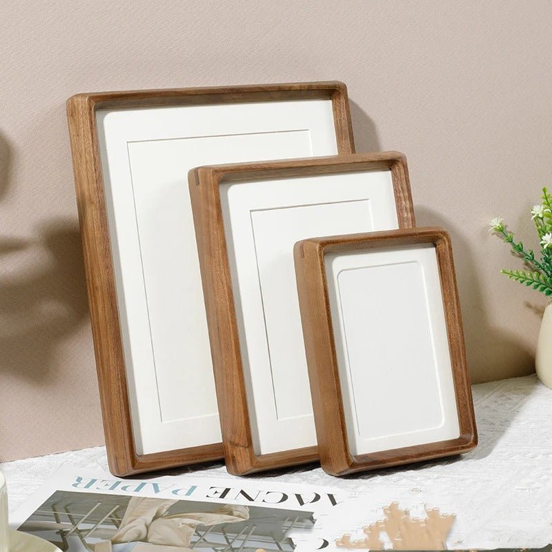 Elegant Wooden Photo Frame with Timeless Joinery