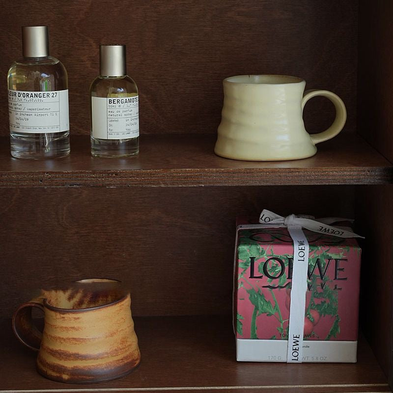 Artisan Crafted 4-Inch Earthy Coffee and Tea Mug