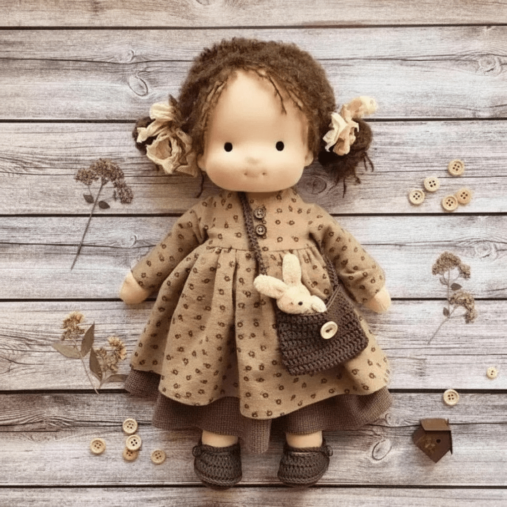 Cotton Dreamer - Unique Handmade Doll for Creative Play