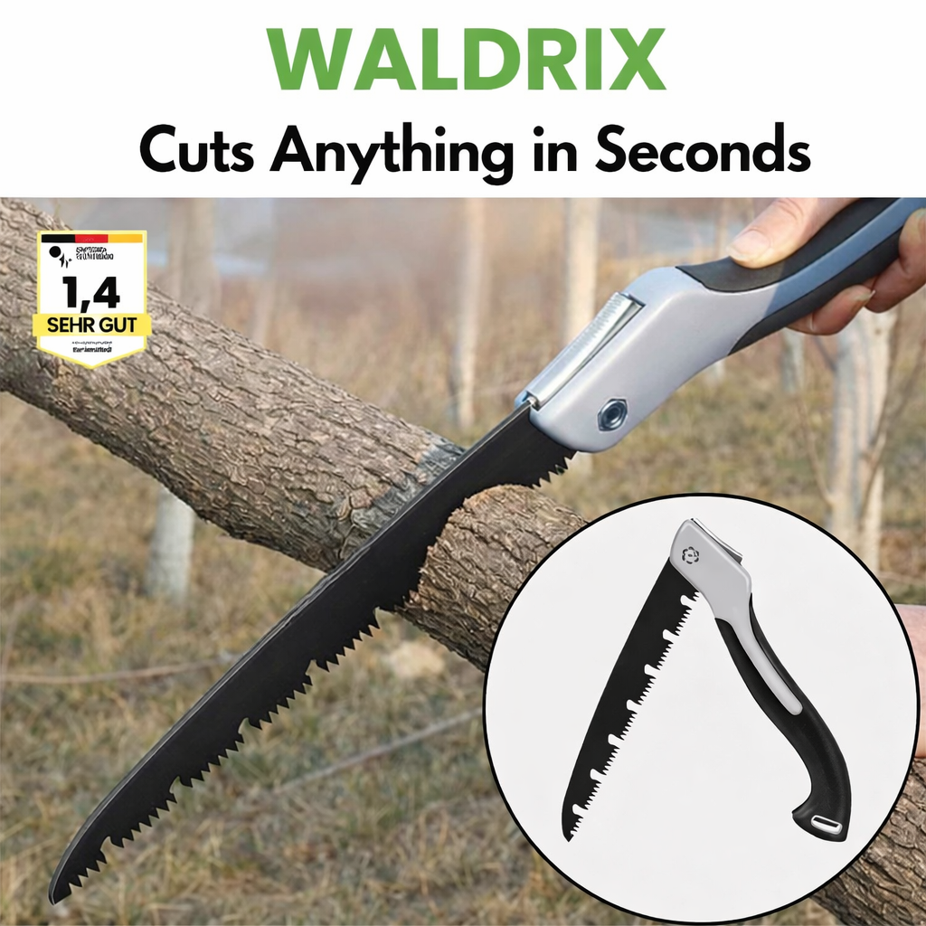 Folding Handsaw for Outdoor Use | Precise Wood Cutting